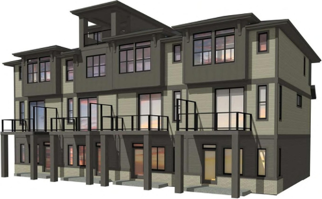 Rendering of building from page 2 of the file 'DP2026-04370 DMAP Plans (Submitted) 2026-09-11 (9MB)'