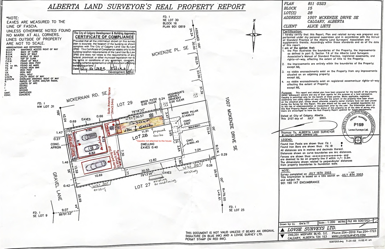 Construction site plan for project from page 1 of the file 'DP2026-04393 - DMAP Plans (Submitted) 2026-07-30 (1MB)'