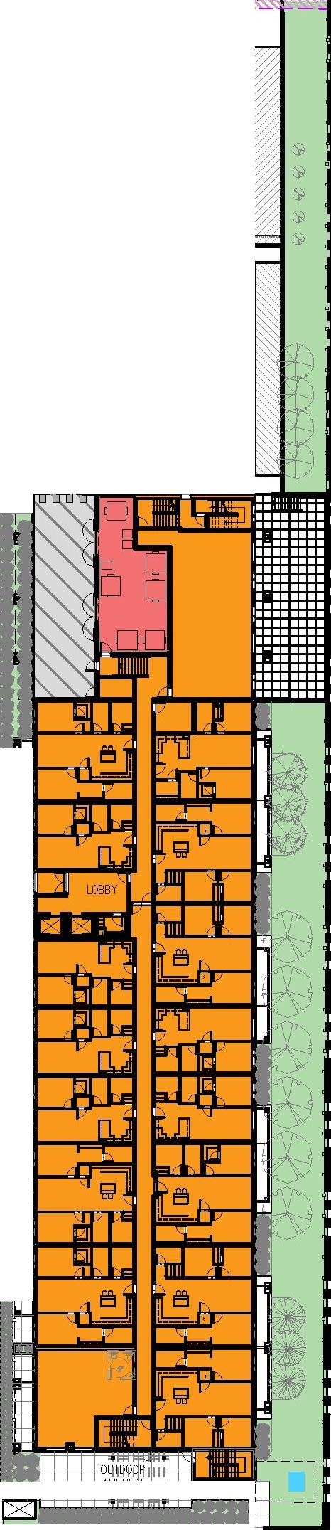 Construction site plan for project from page 6 of the file 'DP2026-04403 DMAP Plans (Submitted) 2026-07-28 (11MB)'