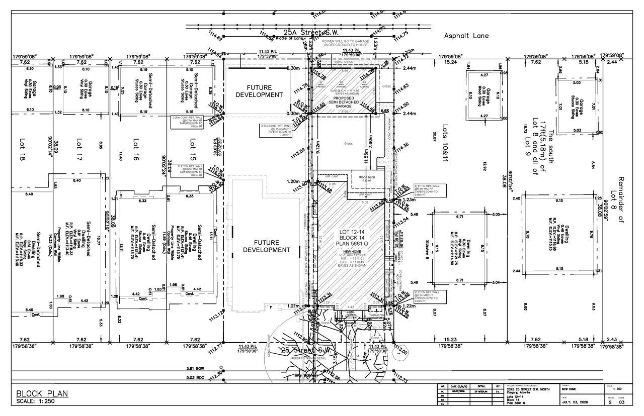 Construction site plan for project from page 9 of the file 'DP2026-04422 DMAP Plans Submitted (2MB) 2026-07-29'