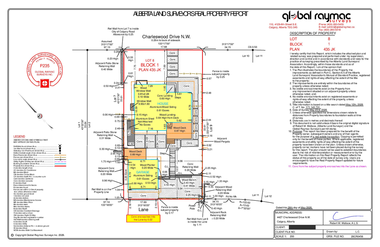 Construction site plan for project from page 1 of the file 'DP2026-04428 - DMAP Plans Submitted (1MB) 2026-07-29'