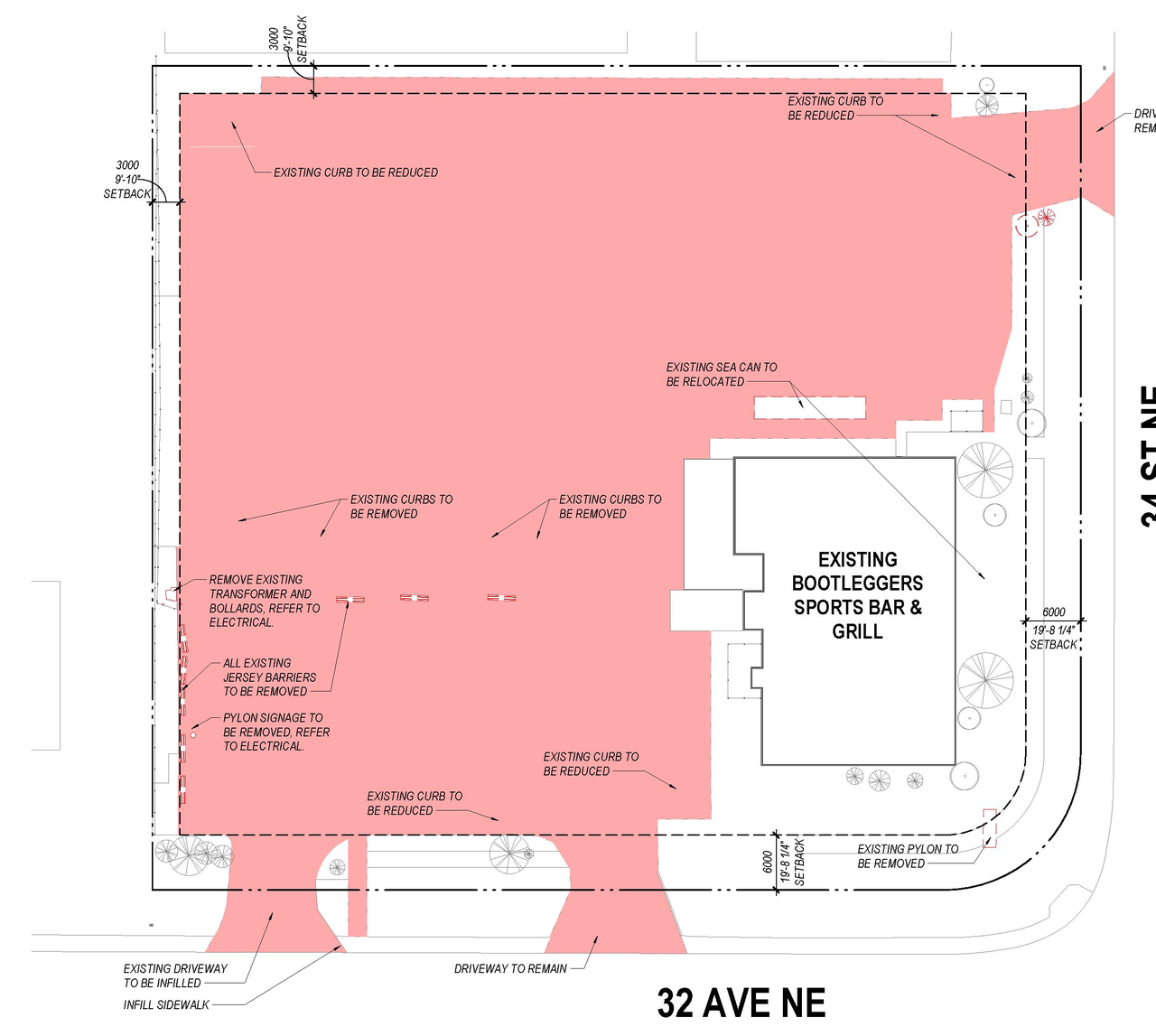 Construction site plan for project from page 3 of the file 'DP2026-04453 DMAP Plans (Submitted) 2026-07-30 (3MB)'