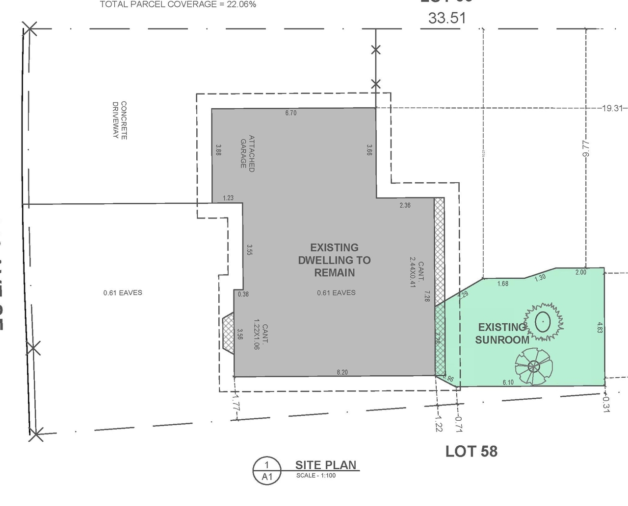 Construction site plan for project from page 1 of the file 'DP2026-04463 - DMAP Plans (Submitted) 2026-07-30 (1MB)'