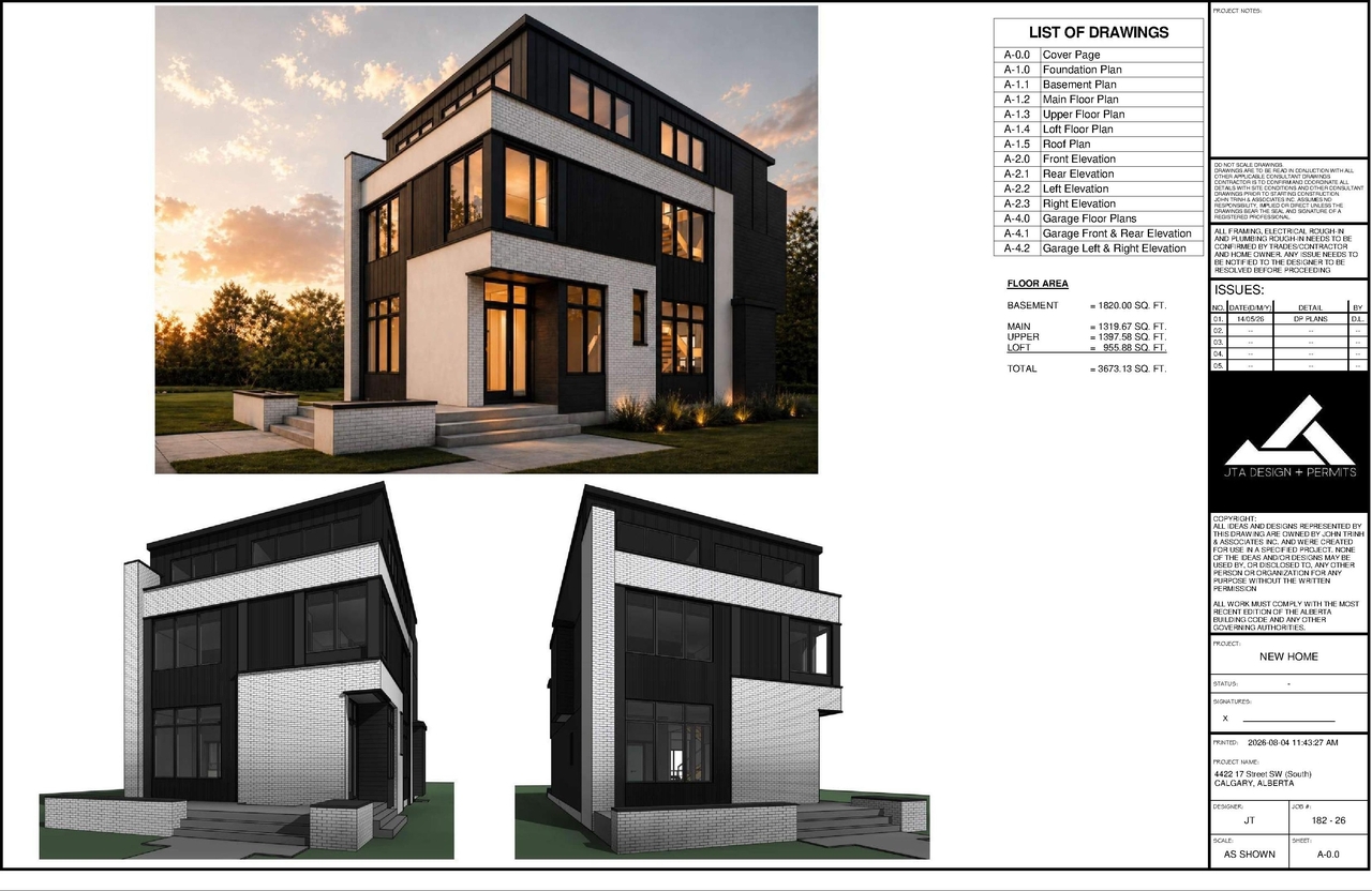 Rendering of building from page 1 of the file 'DP2026-04467 DMAP Plans (Submitted) 2026-07-31 (2MB)'