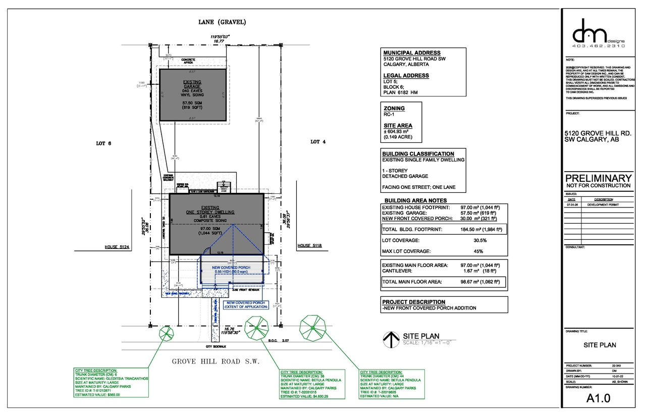 Construction site plan for project from page 2 of the file 'DP2026-04487 DMAP Plans (Submitted) 2026-07-31 (1MB)'