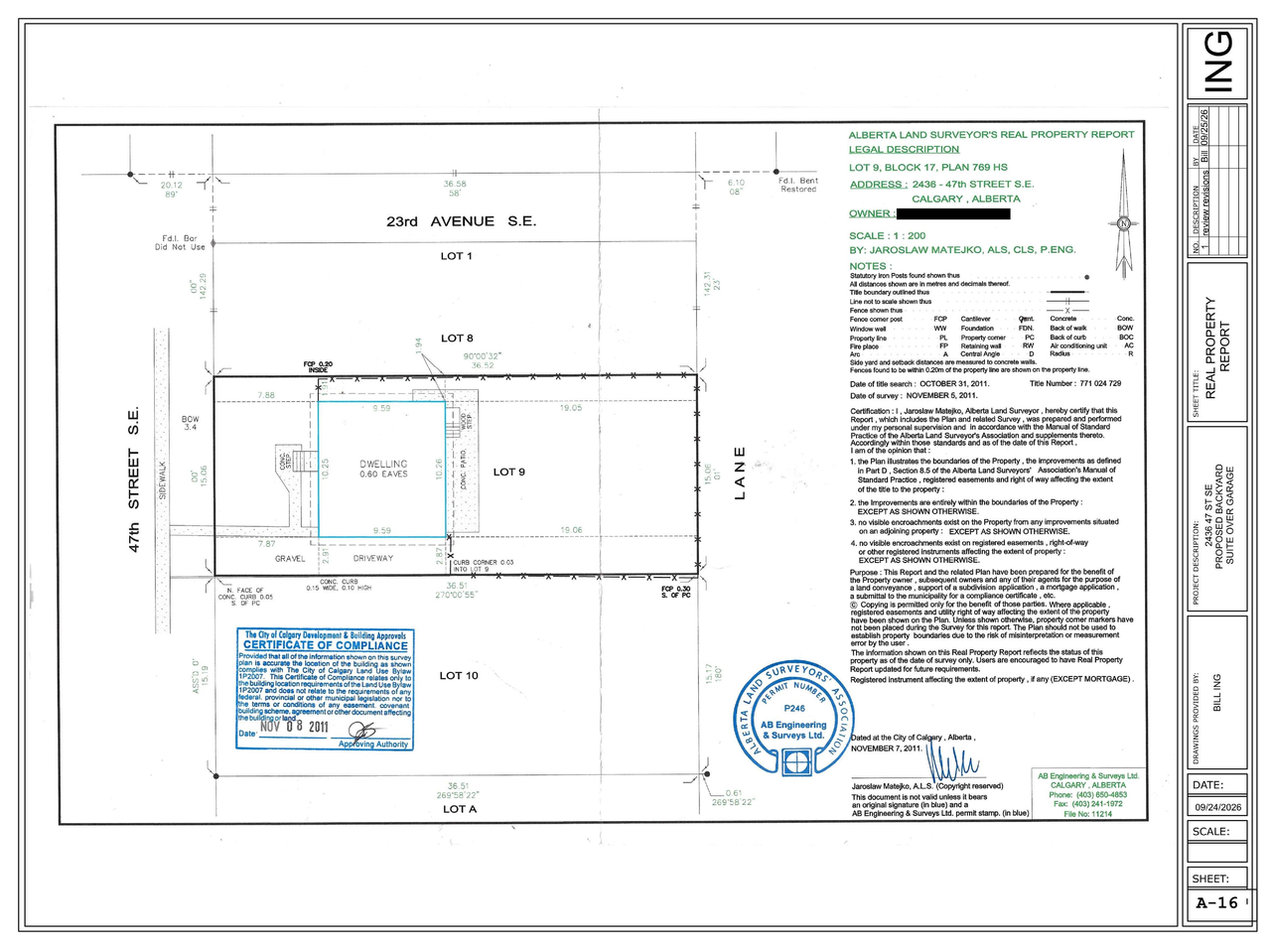 Construction site plan for project from page 8 of the file 'DP2026-04496 DMAP Plans (Amended) 2026-10-01 (3MB)'