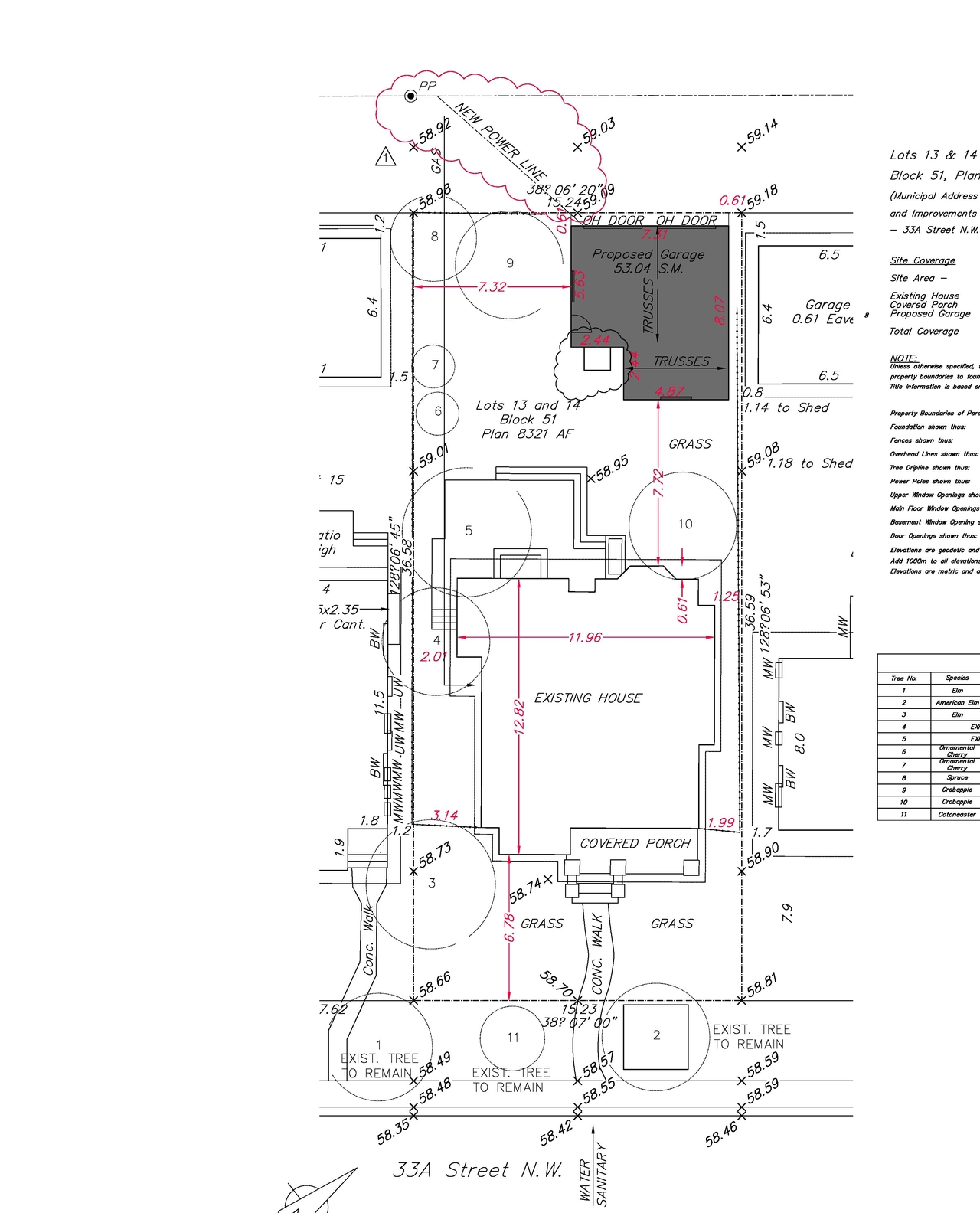 Construction site plan for project from page 1 of the file 'DP2026-04512 DMAP Plan (Amended) 2026-09-16 (1MB)'