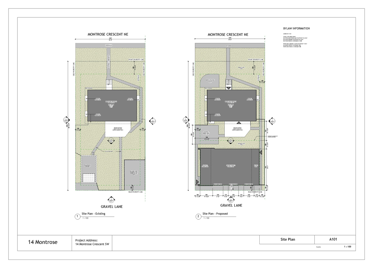 Construction site plan for project from page 1 of the file 'DP2026-04515 DMAP Plans Submitted (1MB) 2026-08-04'