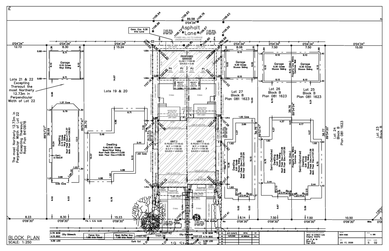 Floor plan for project from page 10 of the file 'DP2026-04594 DMAP Plans Submitted (3MB) 2026-07-17'