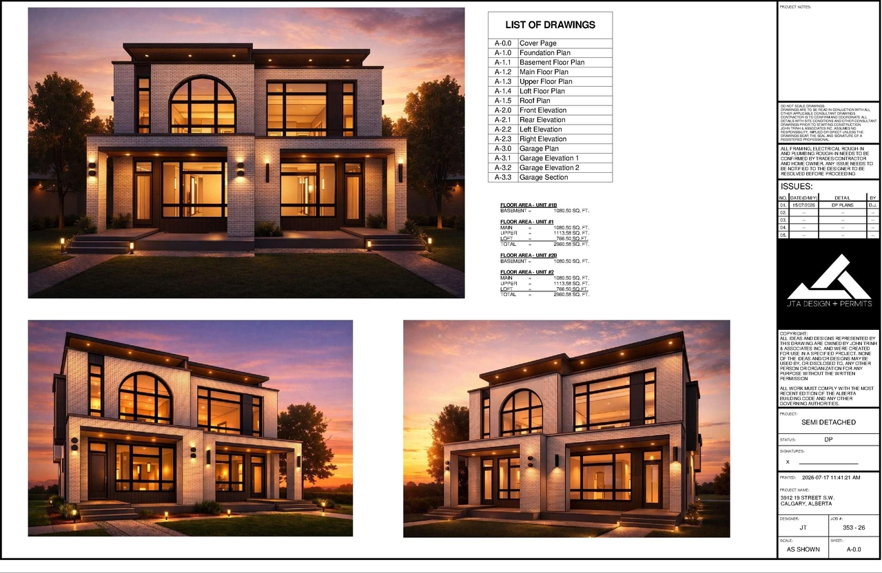 Rendering of building from page 2 of the file 'DP2026-04594 DMAP Plans Submitted (3MB) 2026-07-17'