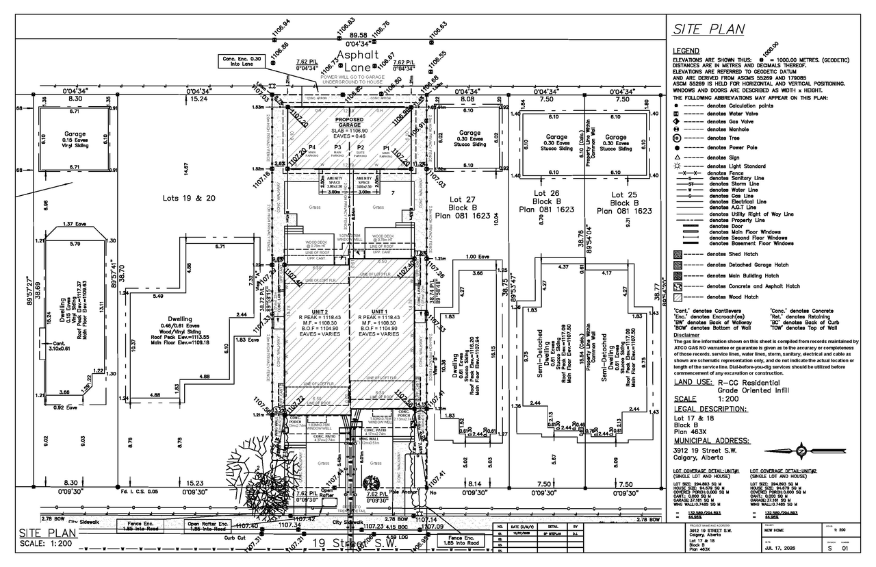 Construction site plan for project from page 9 of the file 'DP2026-04594 DMAP Plans Submitted (3MB) 2026-07-17'