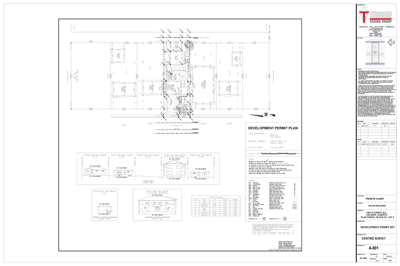 Construction site plan for project from page 2 of the file 'DP2026-04648 DMAP Plans (Amended) 2026-09-28 (4MB)'
