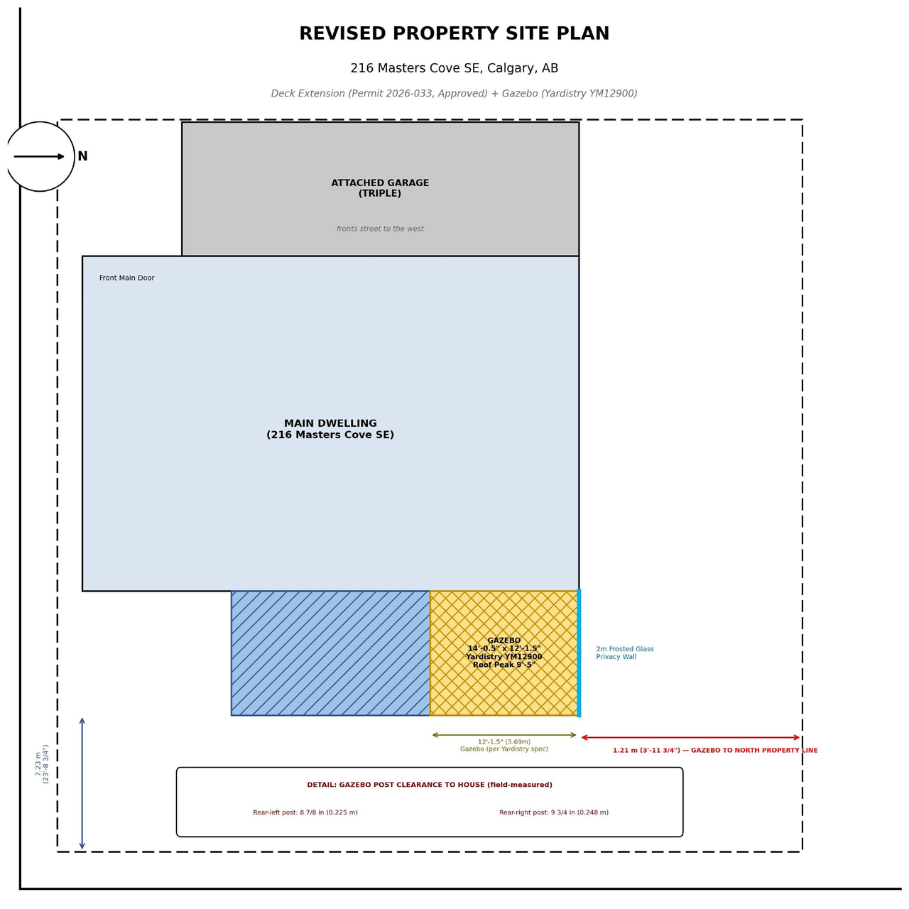 Construction site plan for project from page 1 of the file 'DP2026-04683 - DMAP Plans Submitted (1MB) 2026-08-31'
