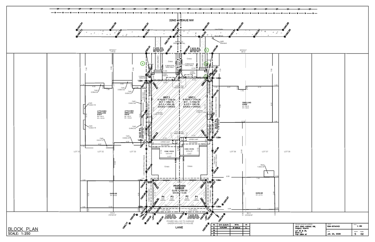 Floor plan for project from page 9 of the file 'DP2026-04713 DMAP Plans (Submitted) 2026-08-14 (2MB)'