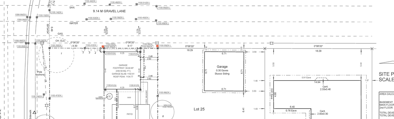 Construction site plan for project from page 1 of the file 'DP2026-04720 - DMAP Plans (Submitted) 2026-08-14 (1MB)'