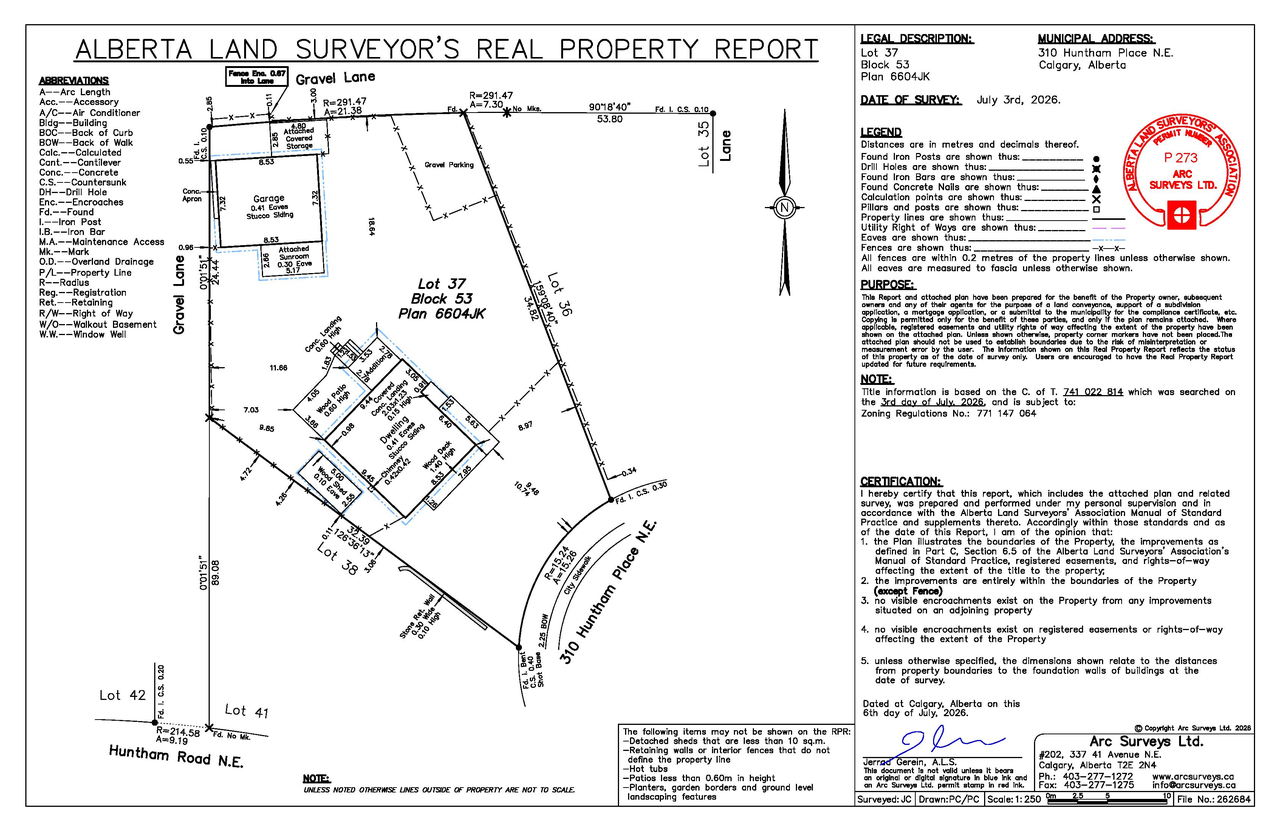 Construction site plan for project from page 1 of the file 'DP2026-04738 - DMAP Plans Submitted (1MB) 2026-08-20'