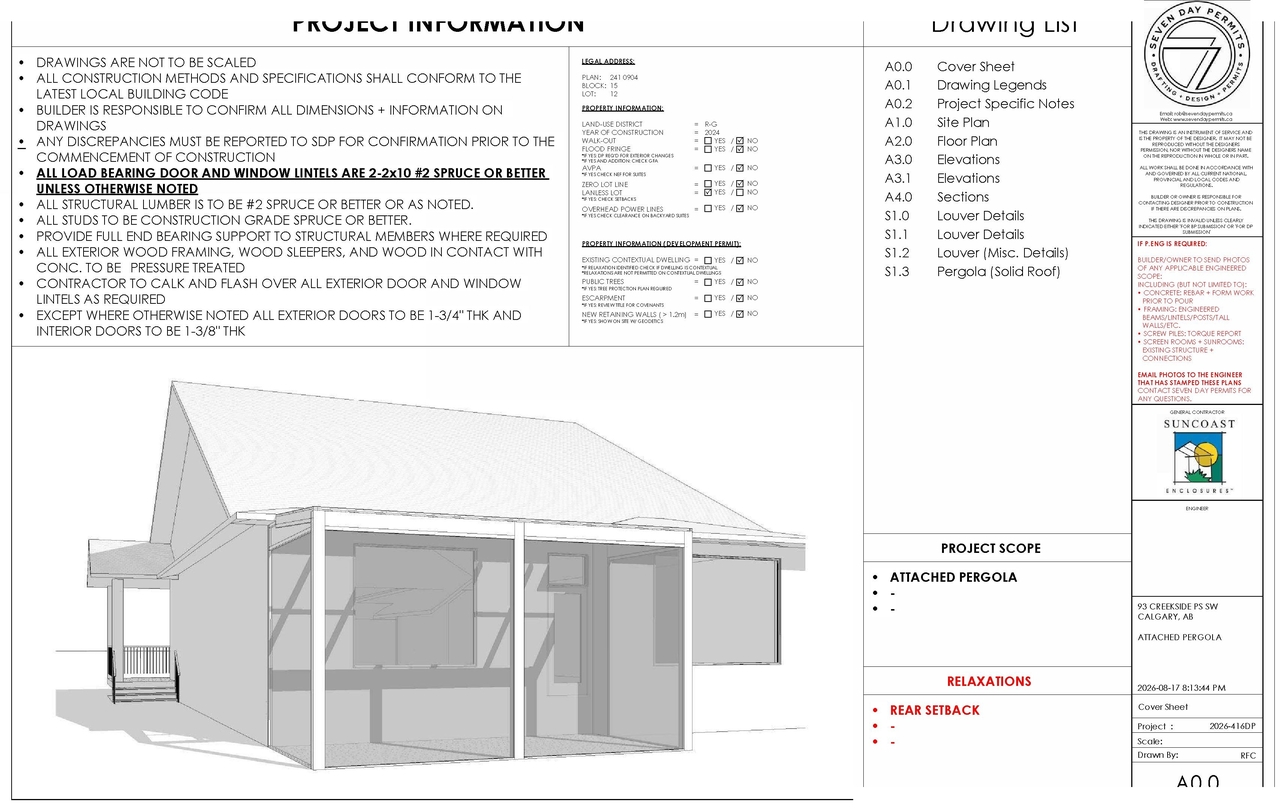 Image from page 1 of the file 'DP2026-04757 DMAP Plans (Submitted) 2026-08-17 (1MB)'