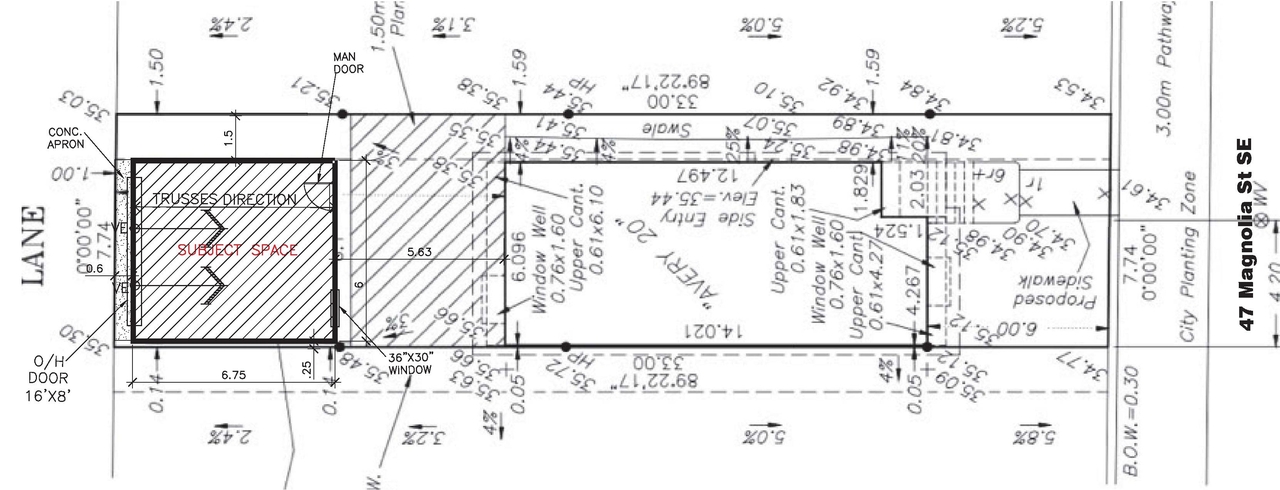 Construction site plan for project from page 1 of the file 'DP2026-04759 - DMAP Plans Submitted (1MB) 2026-09-01'