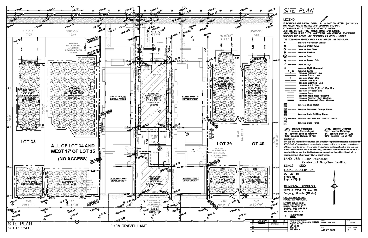 Construction site plan for project from page 8 of the file 'DP2026-04780 DMAP Plans (Submitted) 2026-08-19 (3MB)'