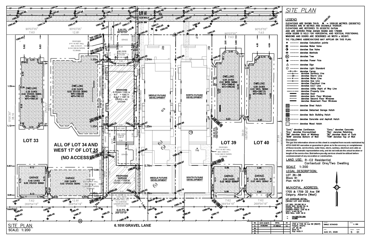 Construction site plan for project from page 8 of the file 'DP2026-04781 DMAP Plans (Submitted) 2026-08-19 (3MB)'