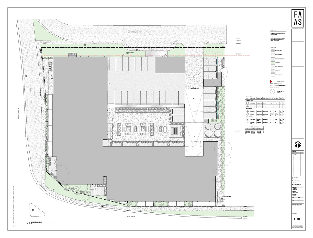 Construction site plan for project from page 6 of the file 'DP2026-04794 DMAP Plans (Submitted) 2026-08-19 (12MB)'
