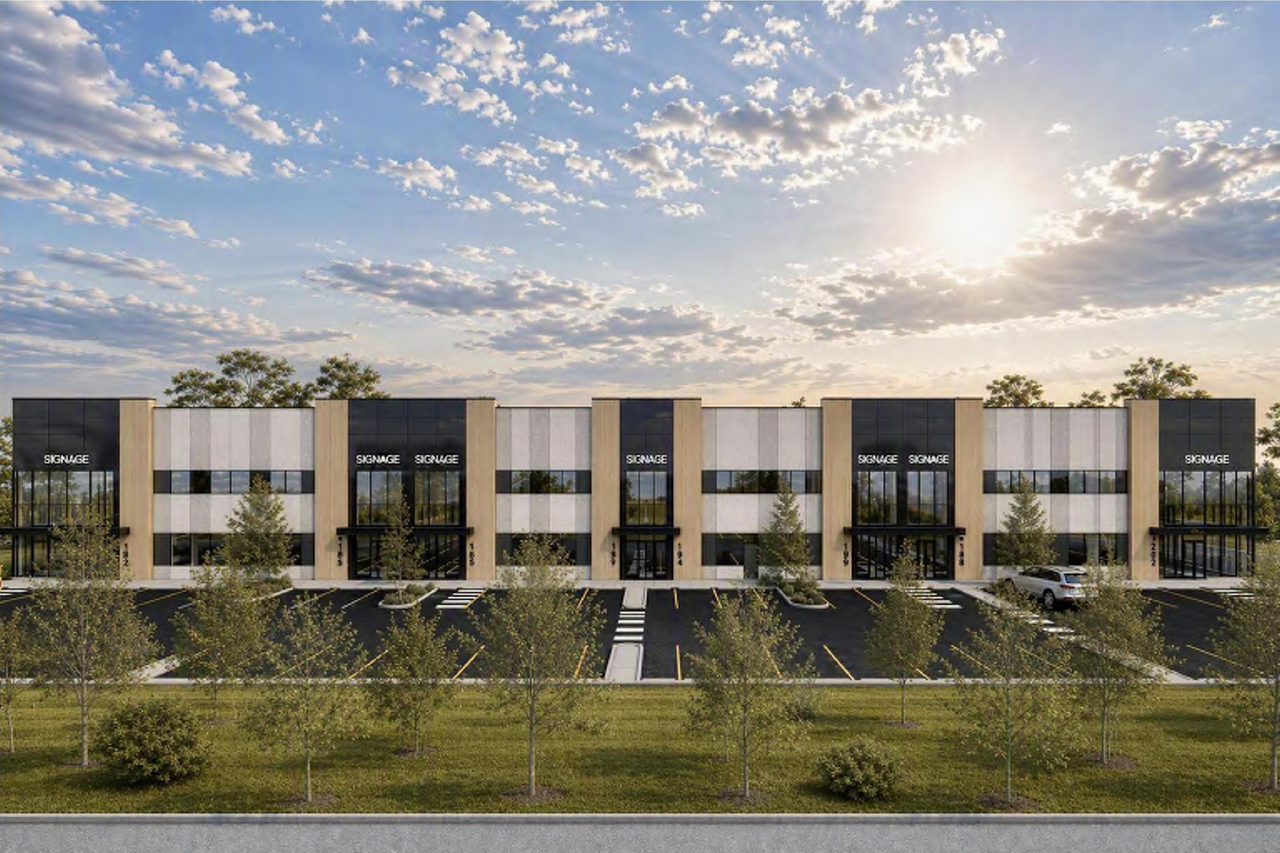 Rendering of building from page 1 of the file 'DP2026-04835 - DMAP Plans (Submitted) 2026-09-01 (3MB)'
