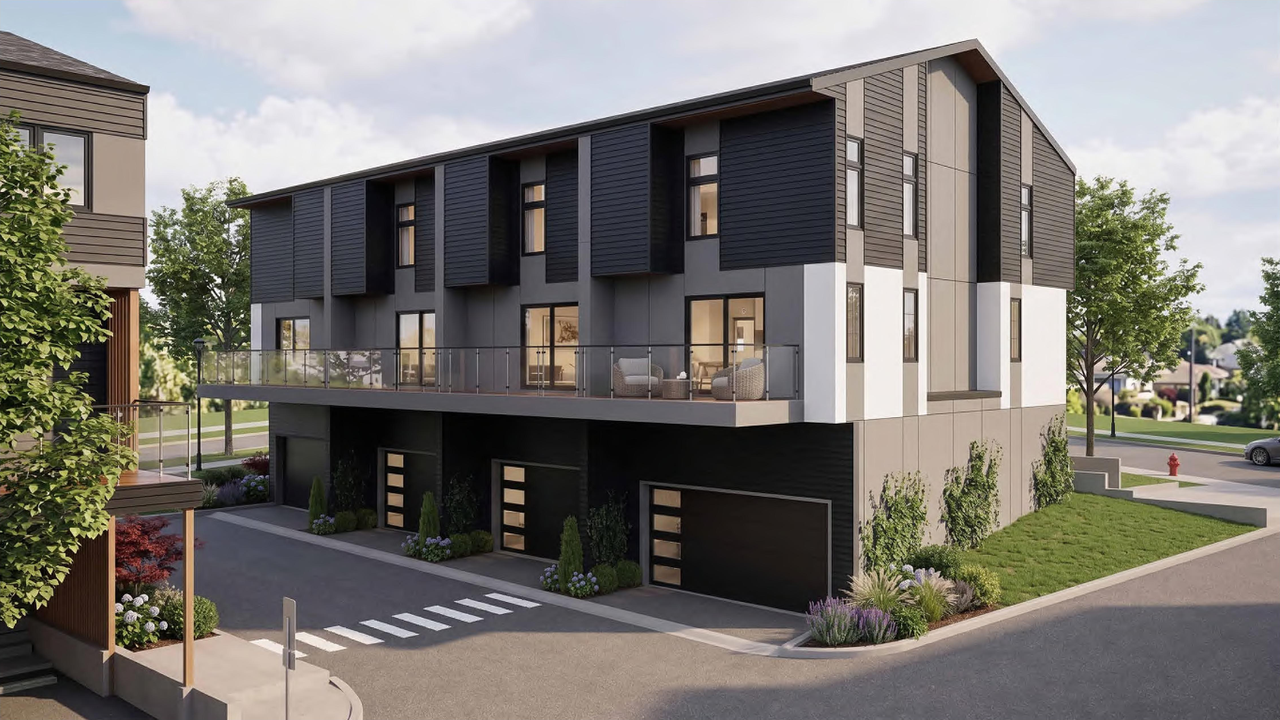 Rendering of building from page 6 of the file 'DP2026-04863 - DMAP Plans (Submitted) 2026-08-21 (22MB)'