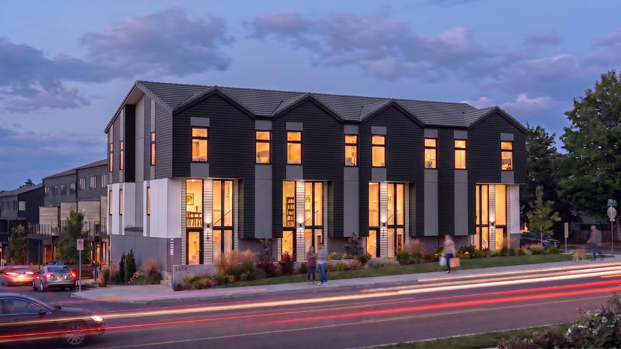 Rendering of building from page 6 of the file 'DP2026-04863 - DMAP Plans (Submitted) 2026-08-21 (22MB)'