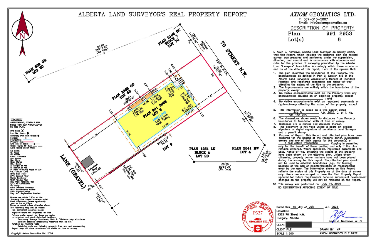 Construction site plan for project from page 1 of the file 'DP2026-04936 - DMAP Plans Submitted (1MB) 2026-08-26'