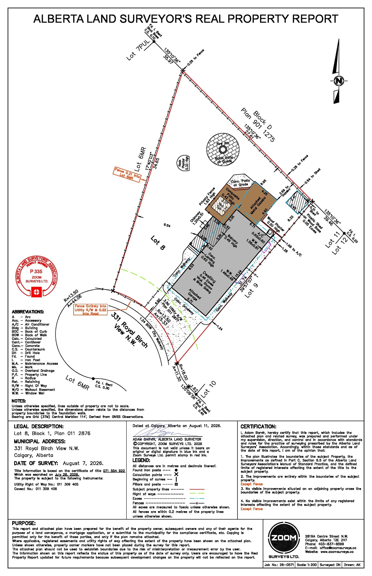 Construction site plan for project from page 1 of the file 'DP2026-05049 - DMAP Plans Submitted (1MB) 2026-09-04'