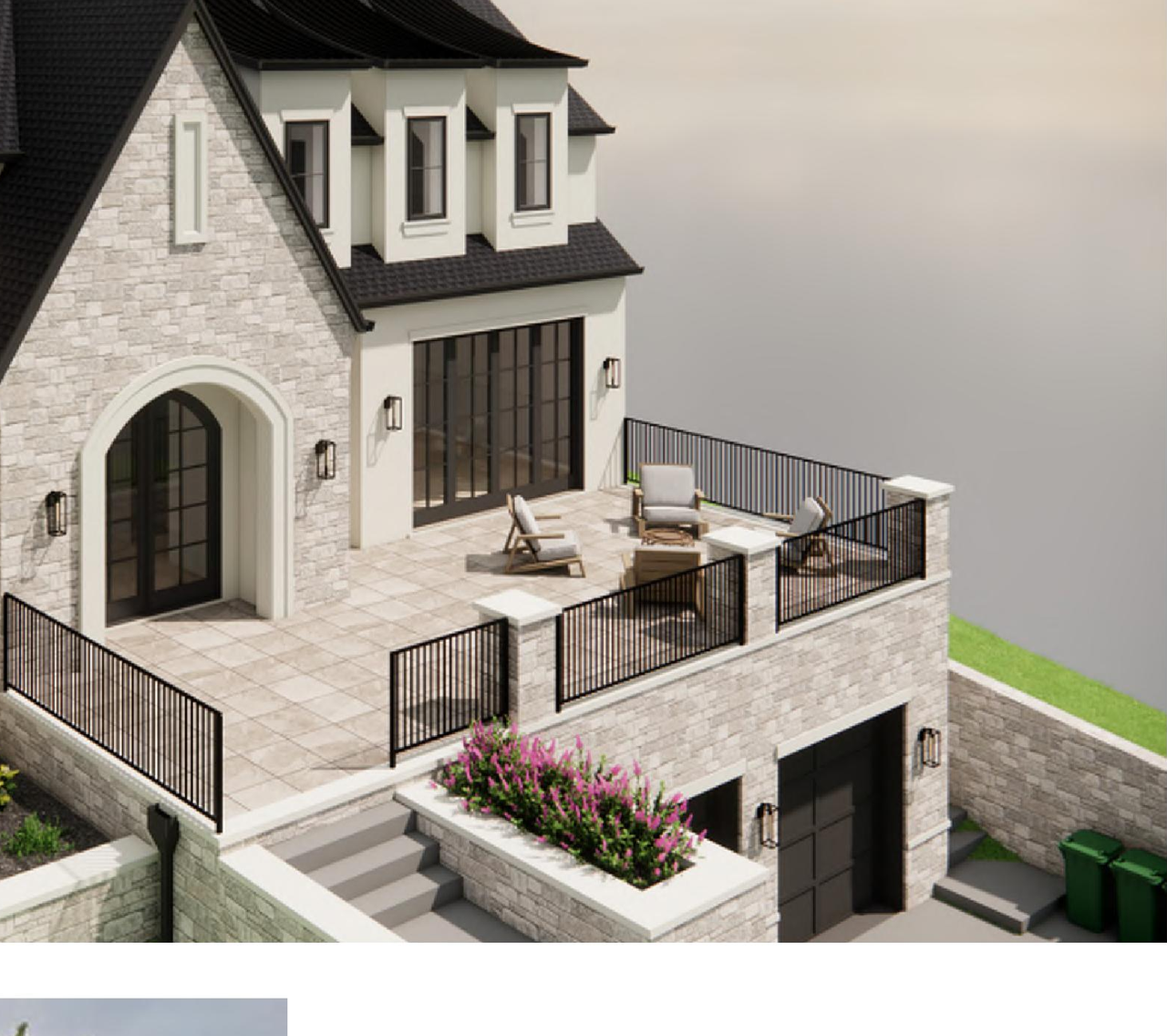 Rendering of building from page 6 of the file 'DP2026-05171 DMAP Plans (Submitted) 2026-09-06 (3MB)'