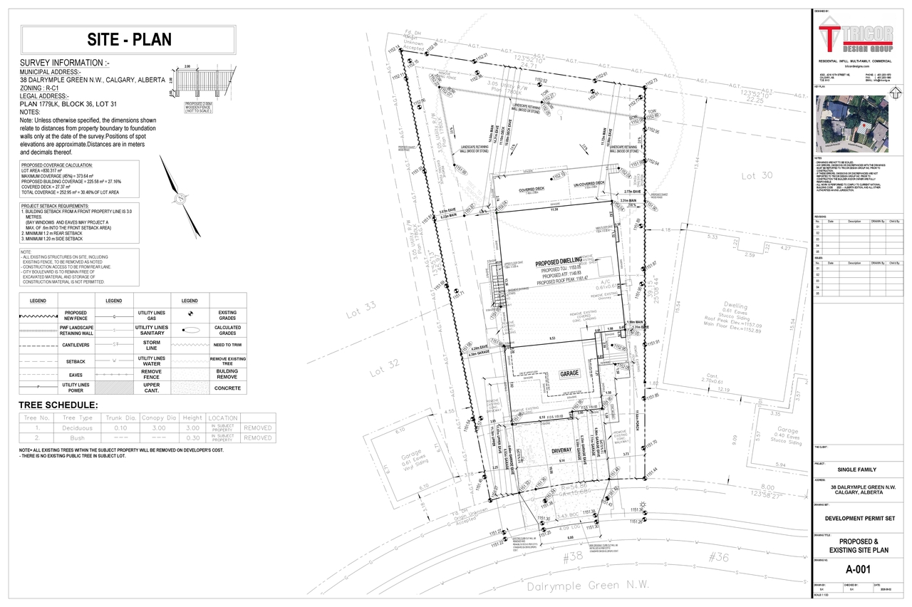 Construction site plan for project from page 5 of the file 'DP2026-05173 DMAP Plans (Submitted) 2026-09-08 (4MB)'