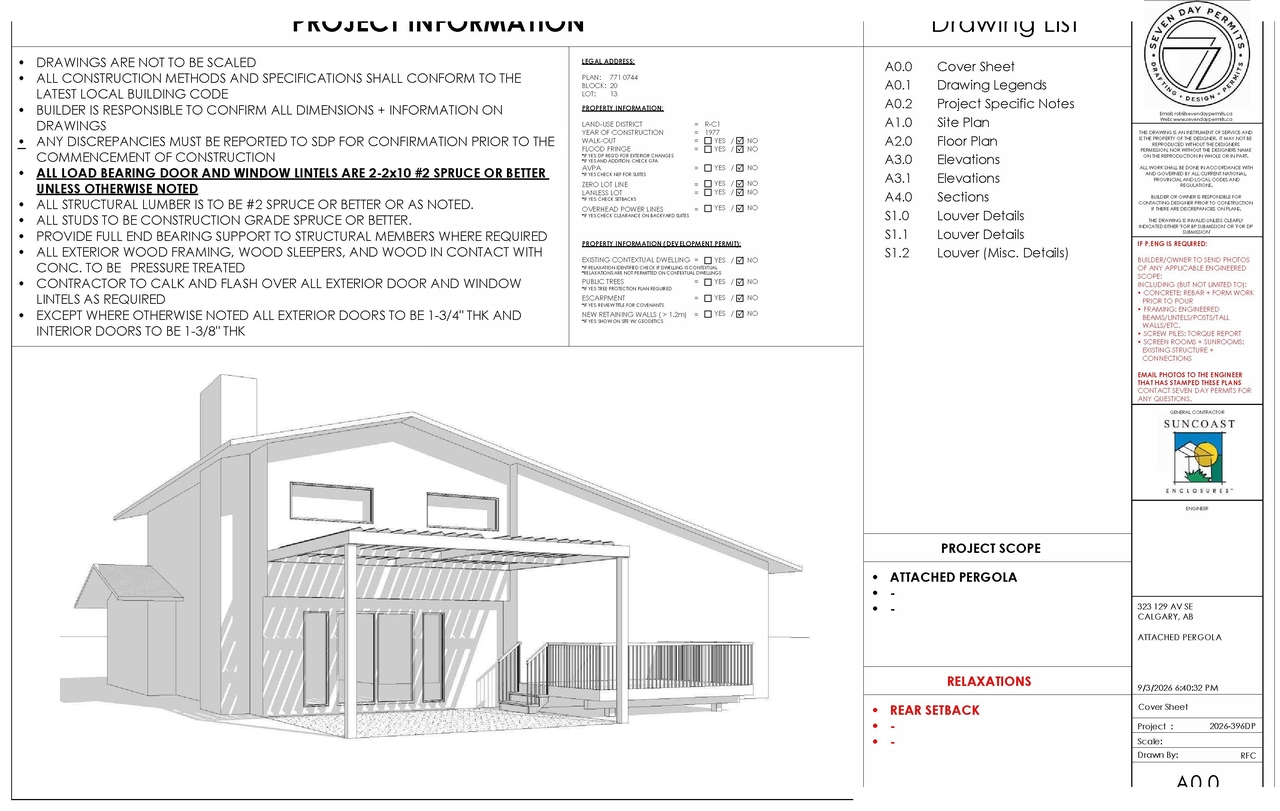 Image from page 1 of the file 'DP2026-05183 DMAP Plans (Submitted) 2026-09-05 (1MB)'