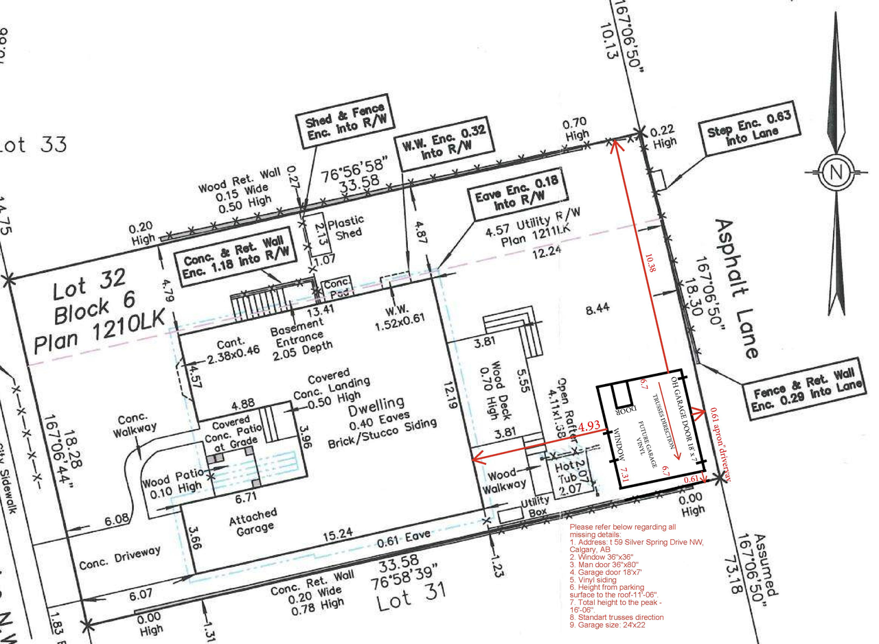 Construction site plan for project from page 1 of the file 'DP2026-05189 DMAP Plans (Submitted) 2026-09-07 (1MB)'