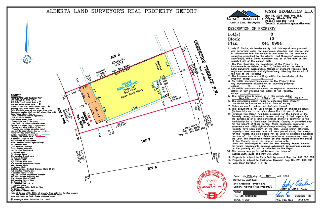 Construction site plan for project from page 1 of the file 'DP2026-05191 DMAP Plans Submitted (1MB) 2026-09-08'
