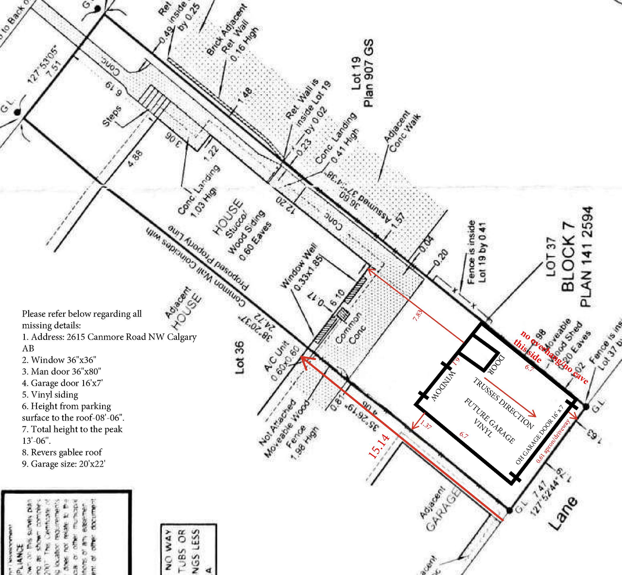 Construction site plan for project from page 1 of the file 'DP2026-05219 DMAP Plans (Submitted) 2026-09-09 (1MB)'