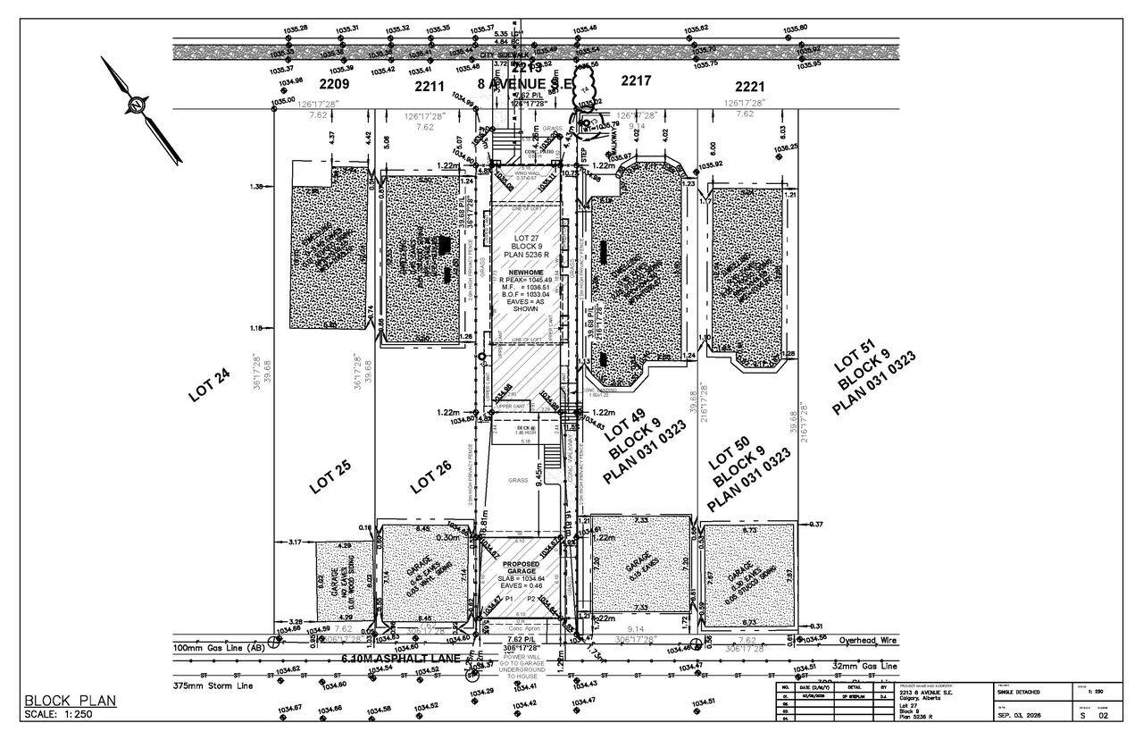Construction site plan for project from page 7 of the file 'DP2026-05243 DMAP Plans Submitted (2MB) 2026-09-10'