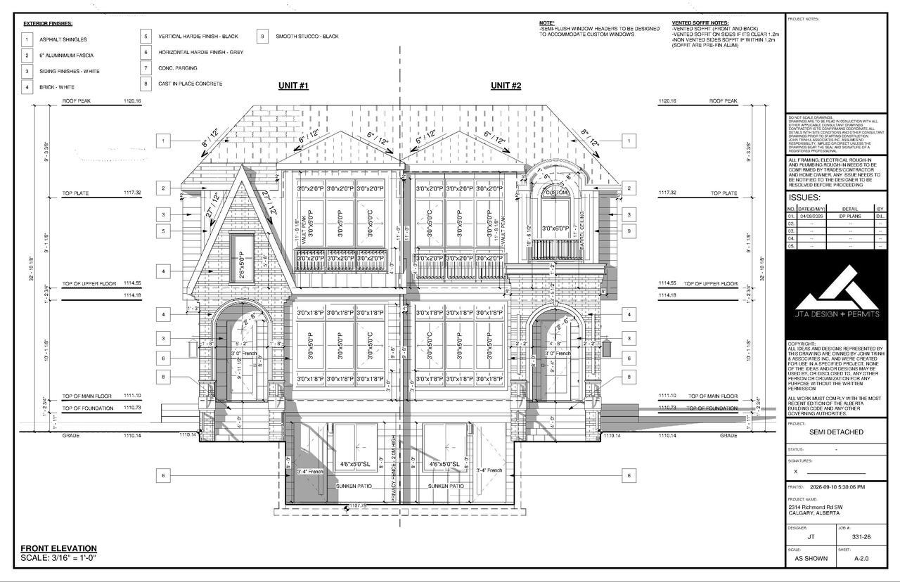 Image from page 2 of the file 'DP2026-05256 DMAP Plans (Submitted) 2026-09-11 (2MB)'