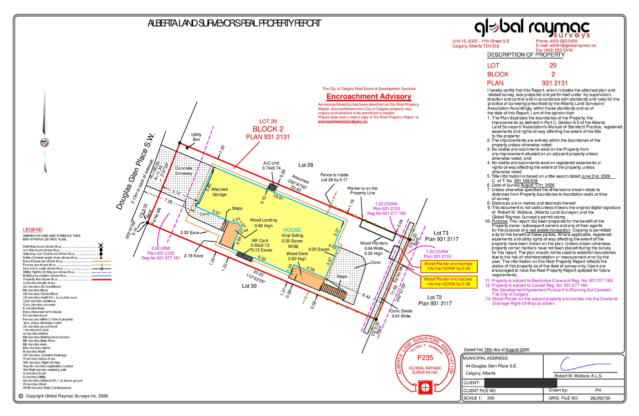 Construction site plan for project from page 1 of the file 'DP2026-05272 - DMAP Plans Submitted (1MB)  2026-09-25'
