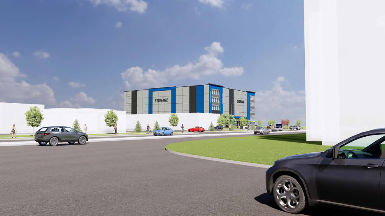 Rendering of building from page 7 of the file 'DP2026-05314 DMAP Plans (Submitted) 2026-09-16 (6MB)'