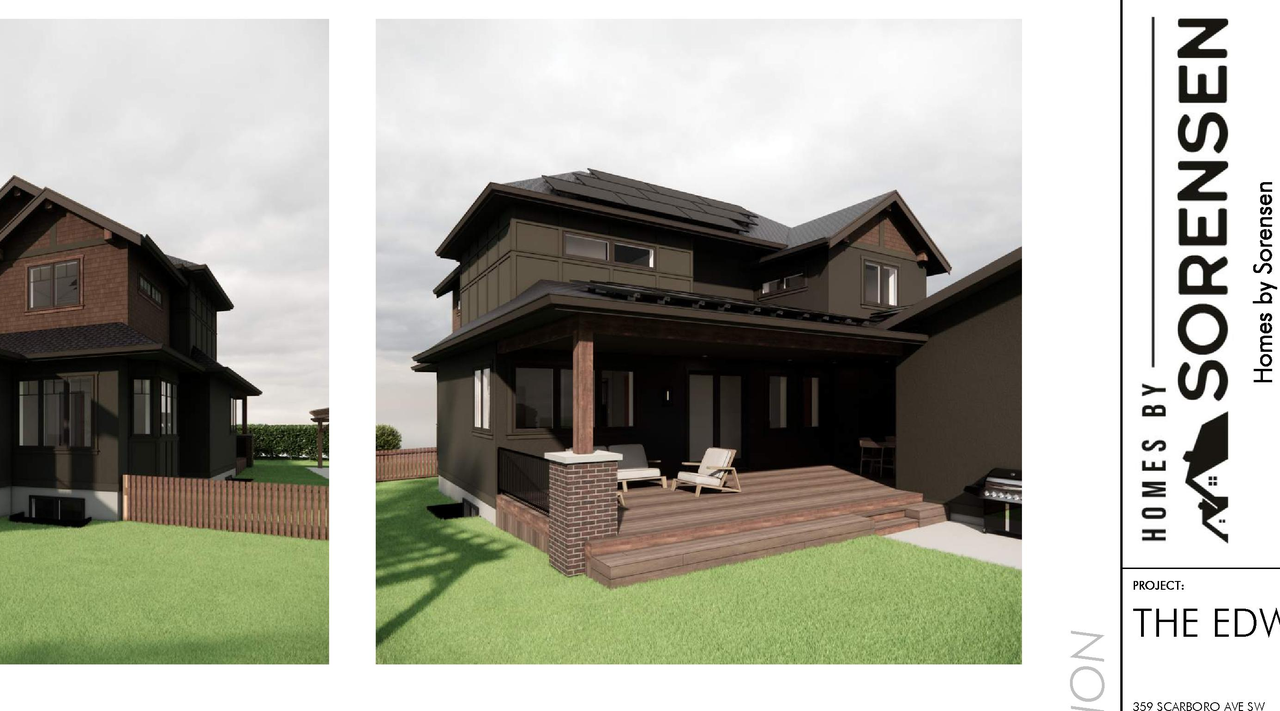 Rendering of building from page 6 of the file 'DP2026-05353 DMAP Plans (Submitted) 2026-09-21 (6MB)'