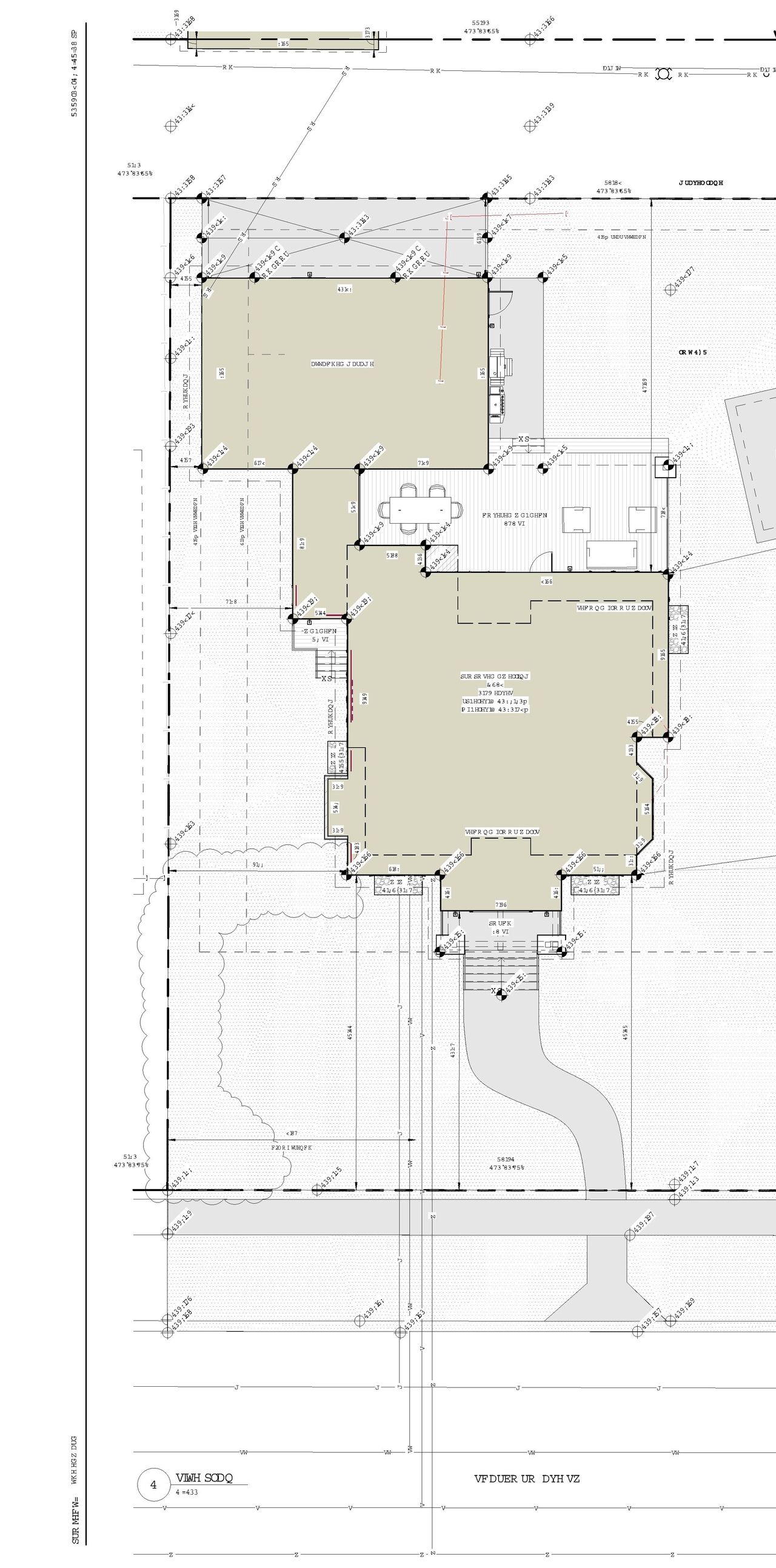 Construction site plan for project from page 8 of the file 'DP2026-05353 DMAP Plans (Submitted) 2026-09-21 (6MB)'
