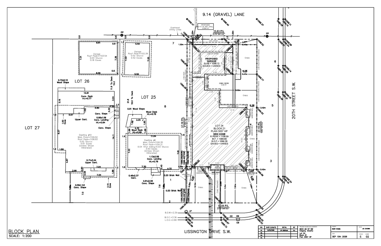 Construction site plan for project from page 5 of the file 'DP2026-05394 DMAP Plans (Submitted) 2026-09-22 (4MB)'