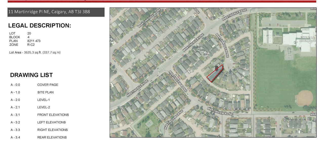 Construction site plan for project from page 1 of the file 'DP2026-05397 DMAP Plans (Submitted) 2026-09-21 (2MB)'