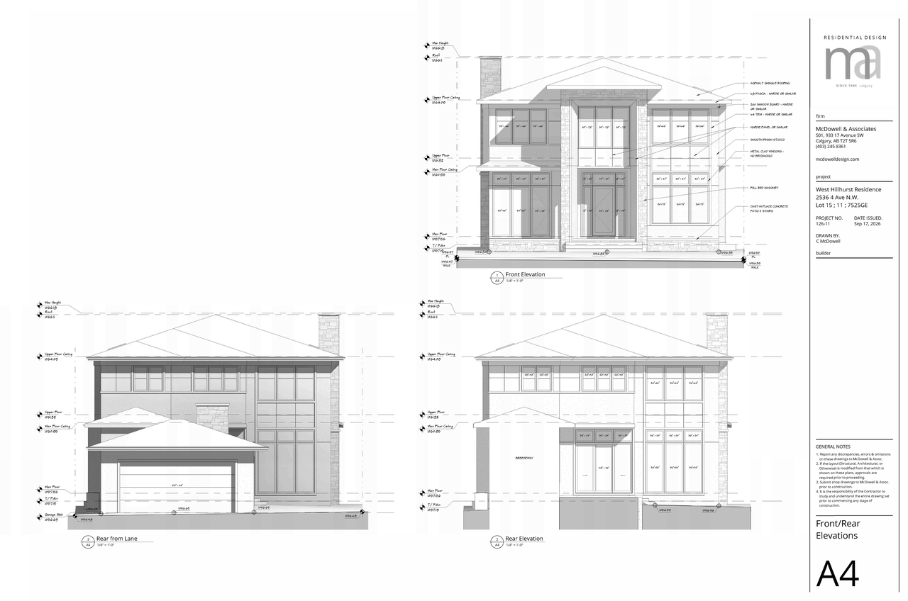 Image from page 1 of the file 'DP2026-05400 DMAP Plans (Submitted) 2026-09-22 (3MB)'