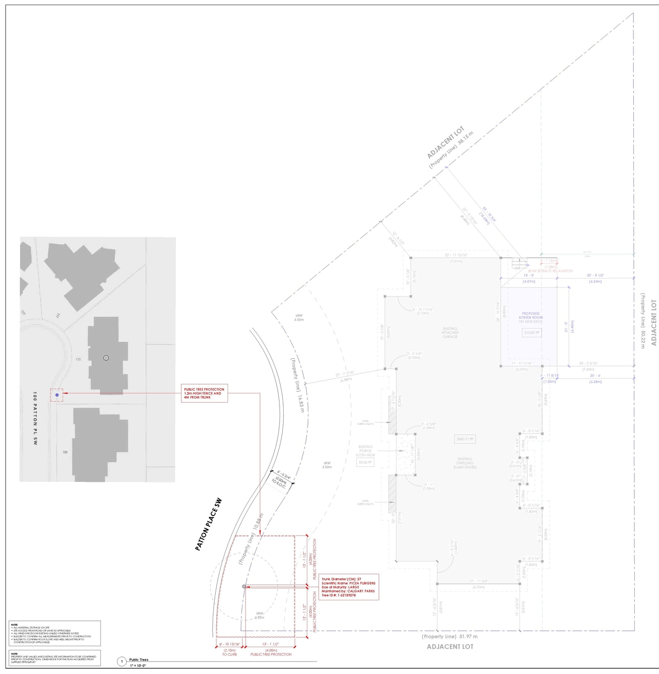 Construction site plan for project from page 3 of the file 'DP2026-05410 DMAP Plans Submitted (1MB) 2026-09-22'