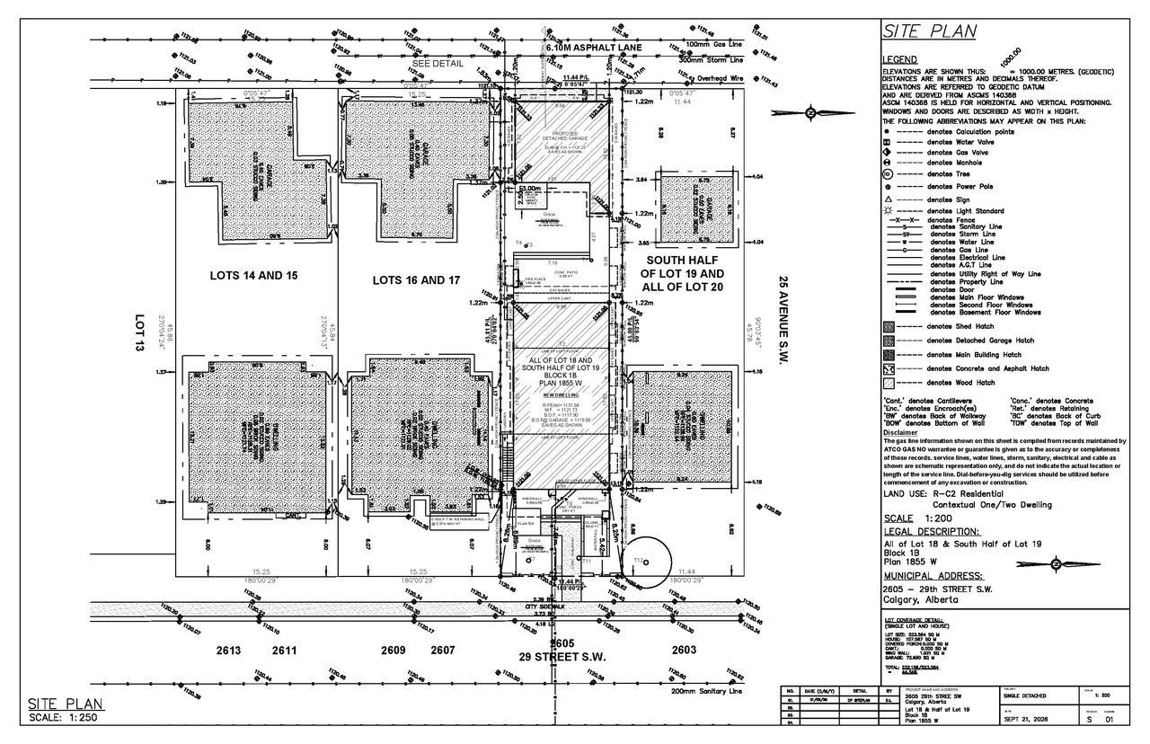 Construction site plan for project from page 6 of the file 'DP2026-05441 DMAP Plans Submitted (3MB) 2026-09-23'