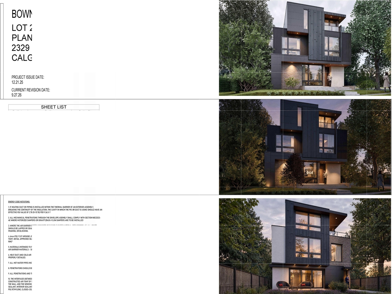 Rendering of building from page 1 of the file 'DP2026-05596 DMAP Plans (Submitted) 2026-10-02 (9MB)'