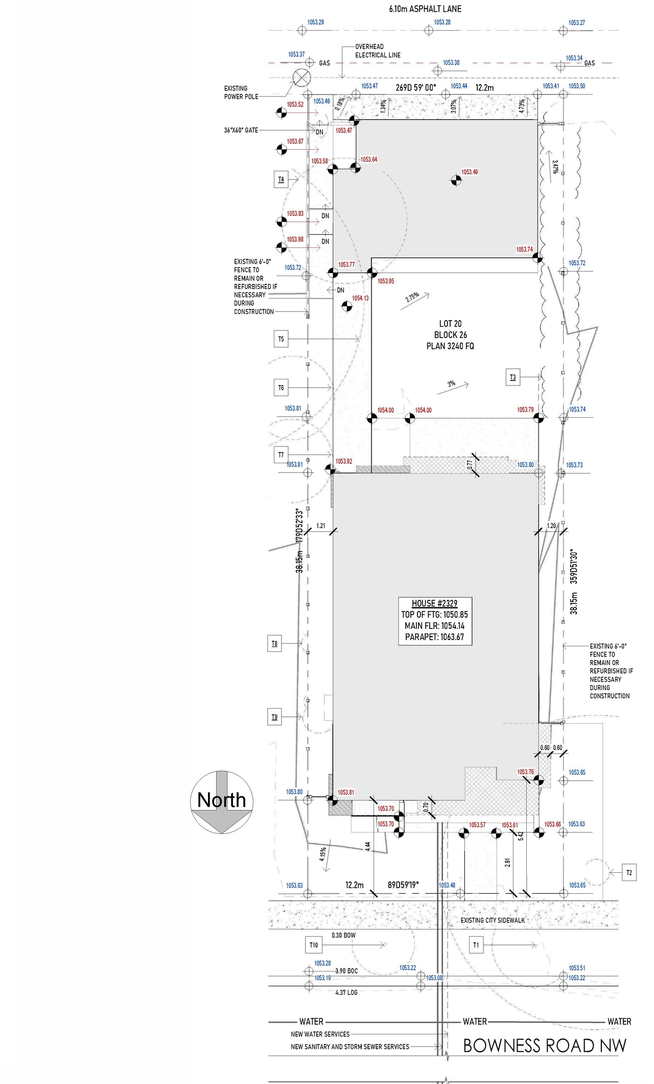 Construction site plan for project from page 8 of the file 'DP2026-05596 DMAP Plans (Submitted) 2026-10-02 (9MB)'