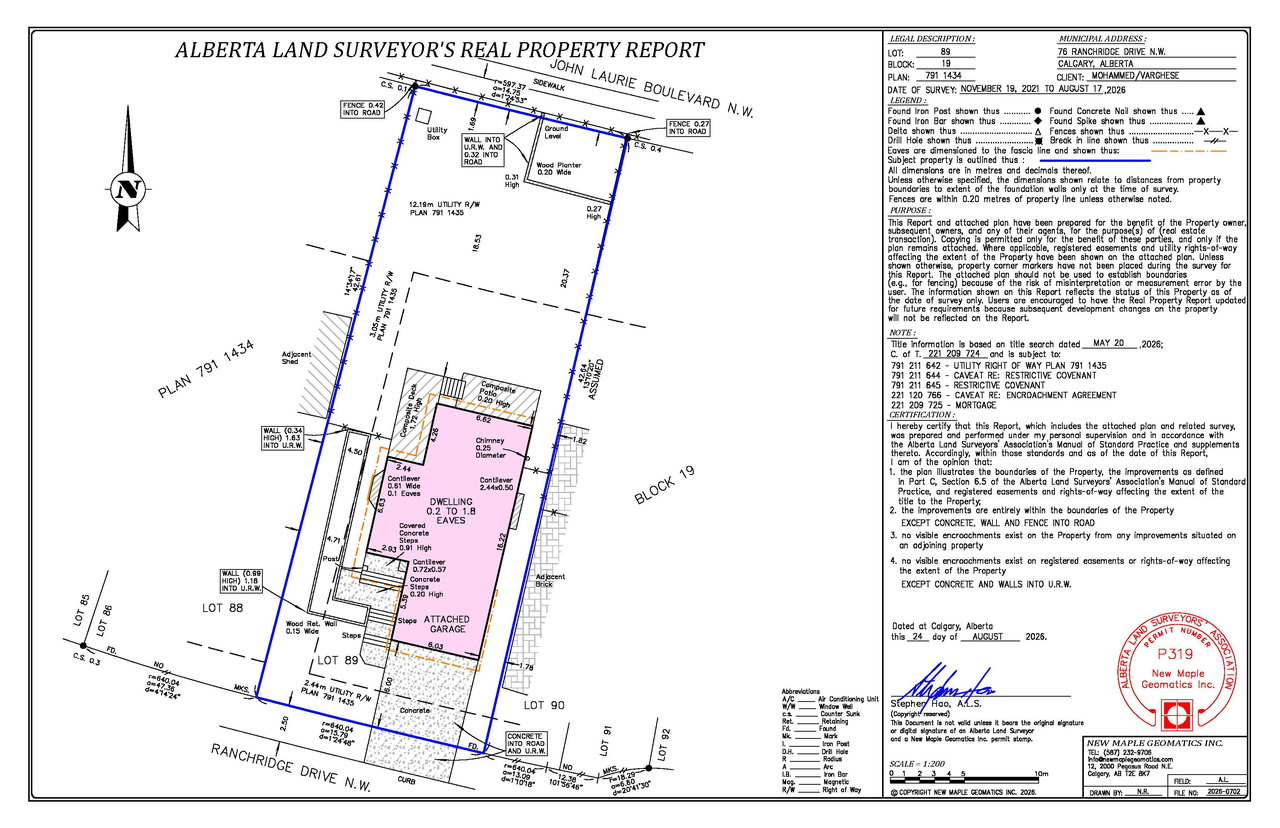 Construction site plan for project from page 1 of the file 'DP2026-05606 DMAP Plans Submitted (1MB) 2026-10-01'